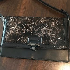 Monika Chiang Leather Shoulder bag in black NWT